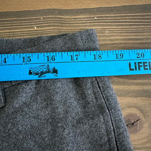 21 Men Gray Wool Blend Dress Pants XL Lined Elastic Cuff Business Casual - Picture 9 of 11